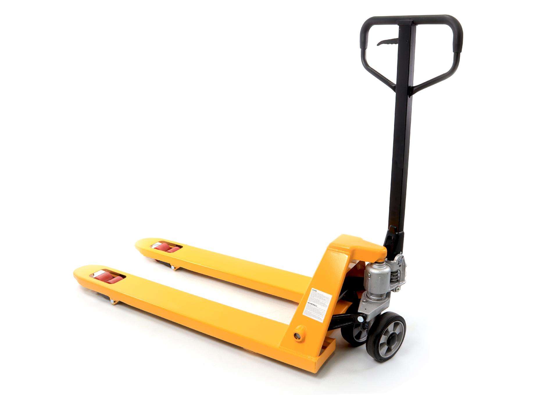 Porta-Paletes Hidráulico, 2.5Ton, 550mm, Roda Borracha refª 65347 MADER