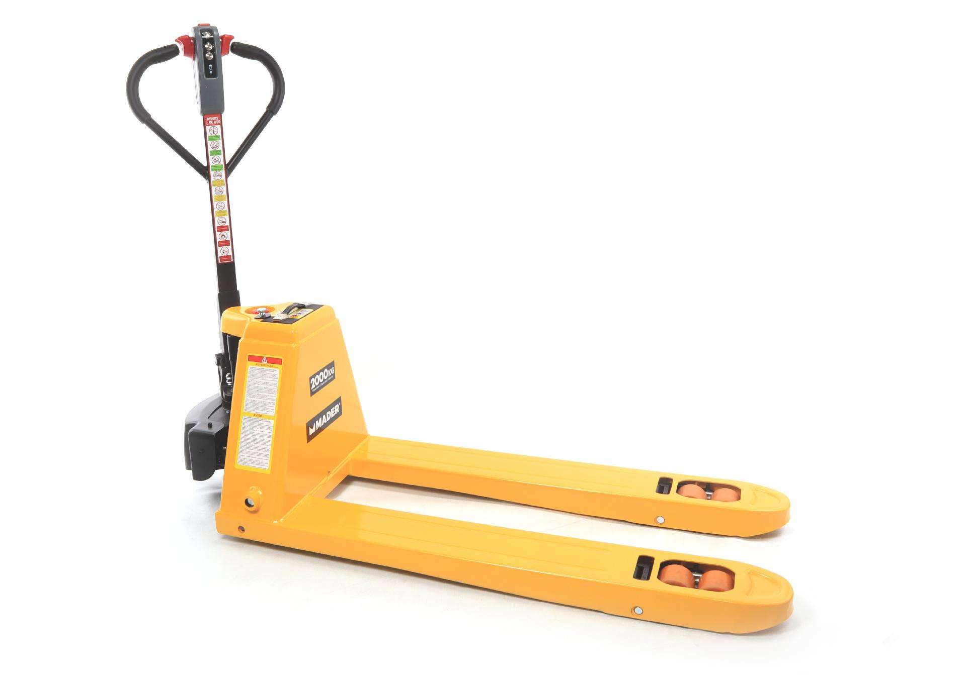 Porta-Paletes, Hidráulico, 2T, Elétrico, 550x1150mm refª 65346 MADER