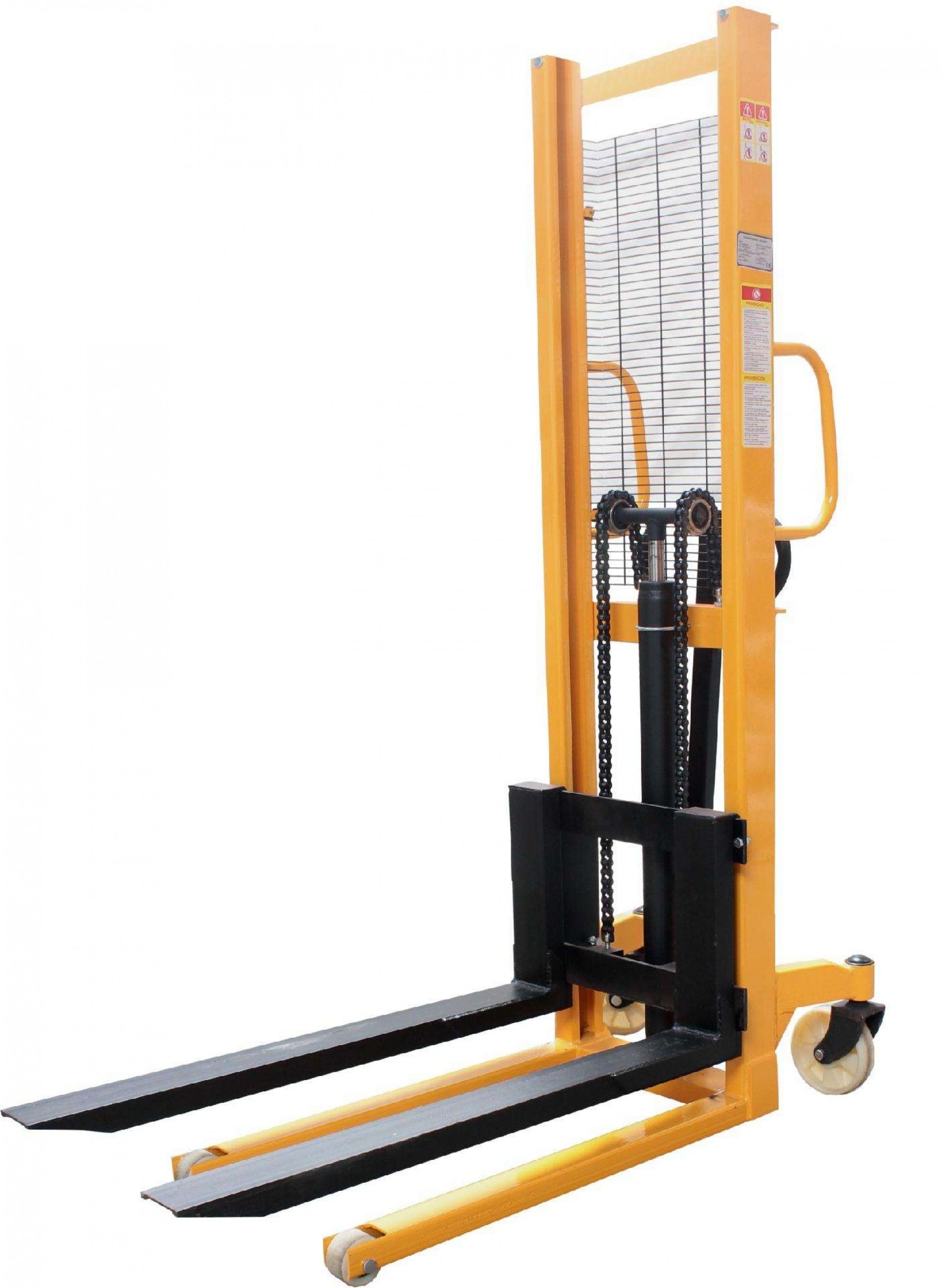 Elevador Hidráulico / Porta Paletes, Rodas PU, 1T refª 65343 MADER