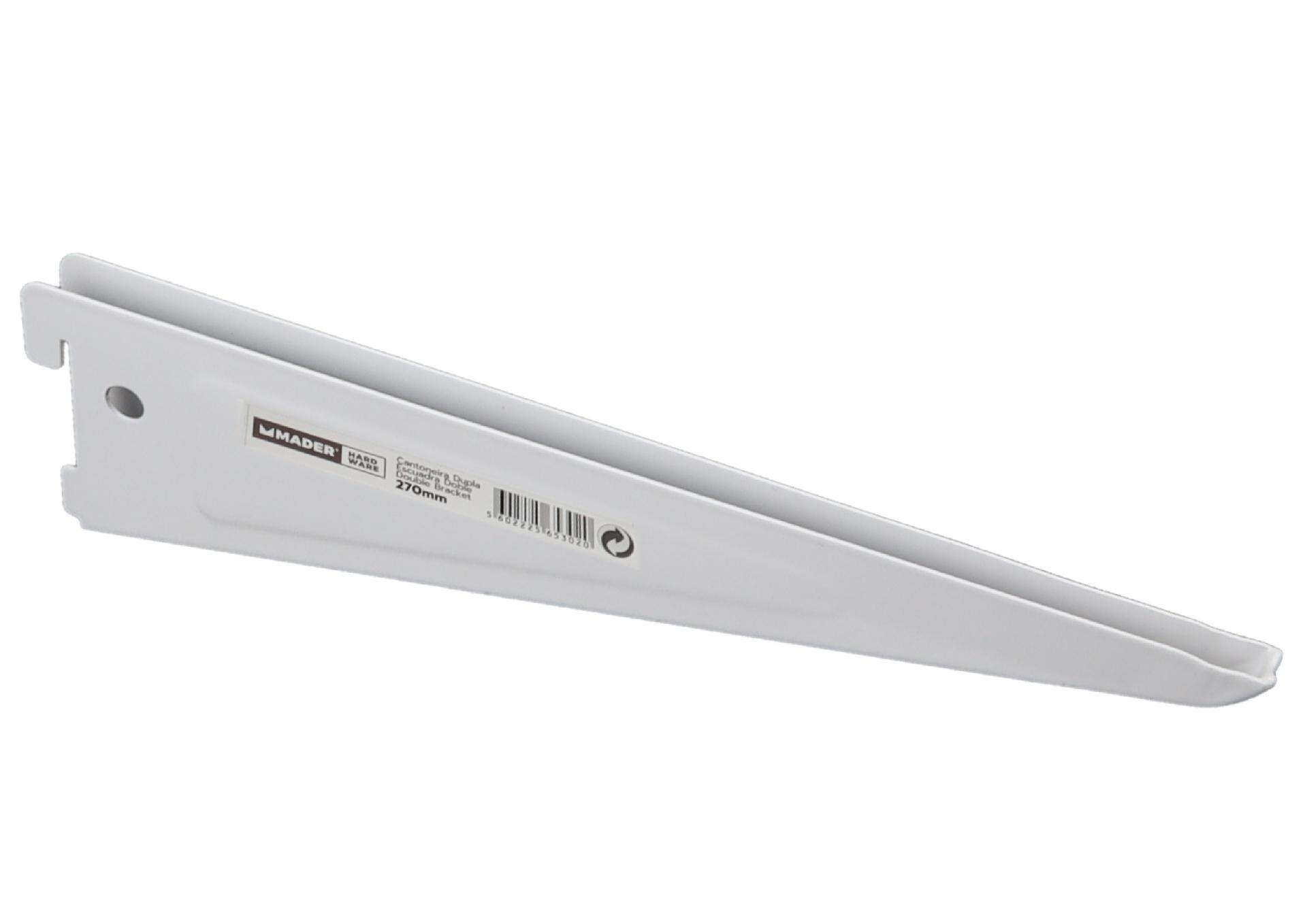 Cantoneira Cremalheira, Dupla, 270mm refª 65302 MADER