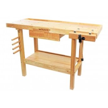 Mesa de Carpinteiro 126x62x84cm ref 65277 Mader