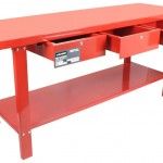 Banca de Trabalho Metal, 200x64cm, 3G ref 65260 MADER