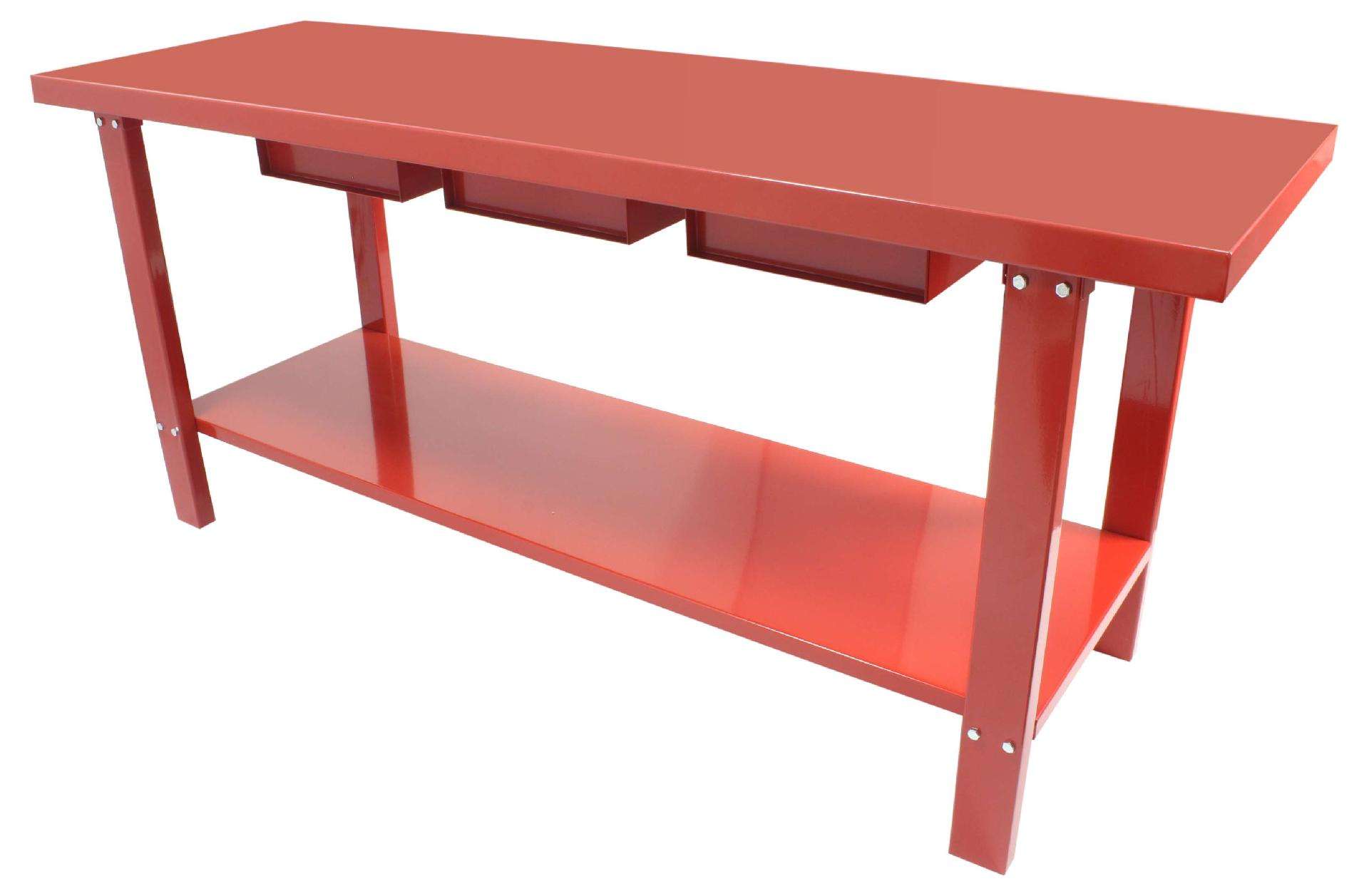 Banca de Trabalho Metal, 200x64cm, 3G refª 65260 MADER