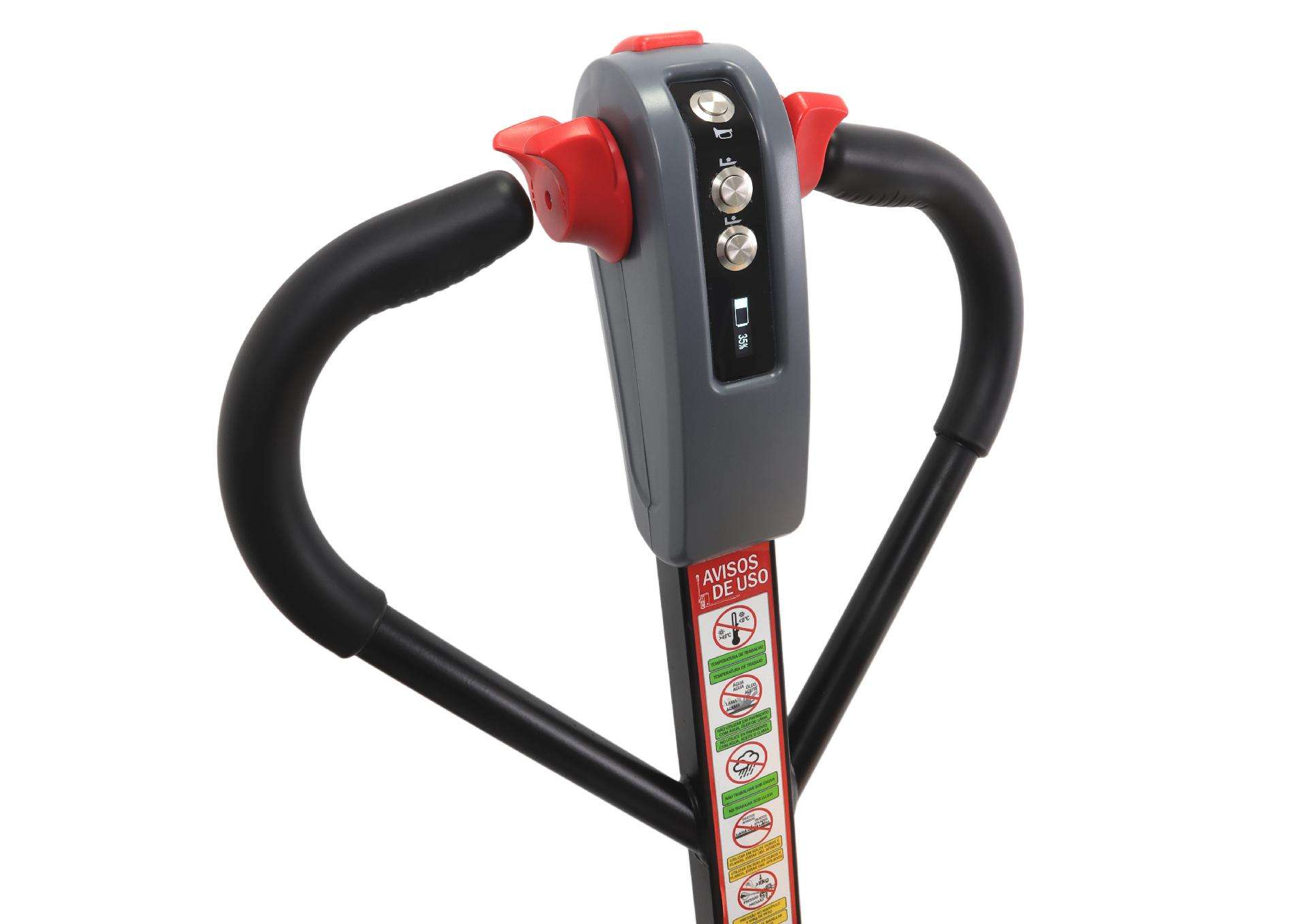 Porta-Paletes Hidráulico, 1.5T, Elétrico, 550x1150mm refª 65244 MADER