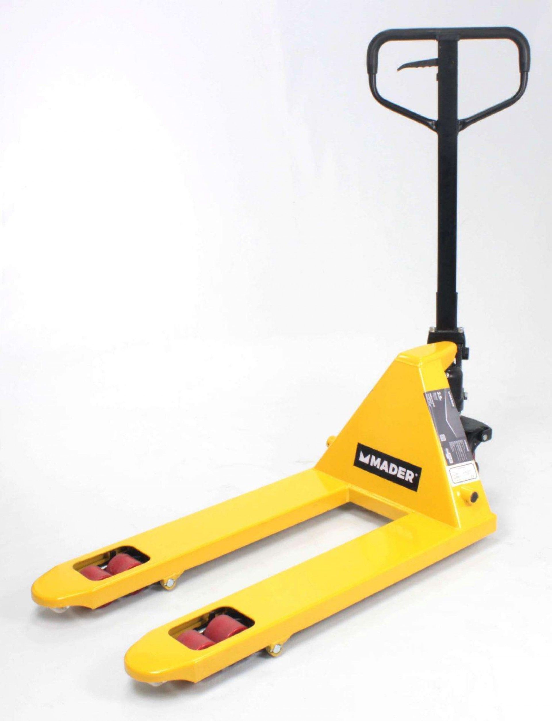 Porta-Paletes Hidráulico, 2.5T, PU, 540x900mm refª 65227 MADER