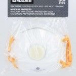 Máscara de Proteção, com Válvula, FFP2, 3Un refª 65223 MADER Máscara de Proteção, com Válvula, FFP2, 3Un refª 65223 MADER