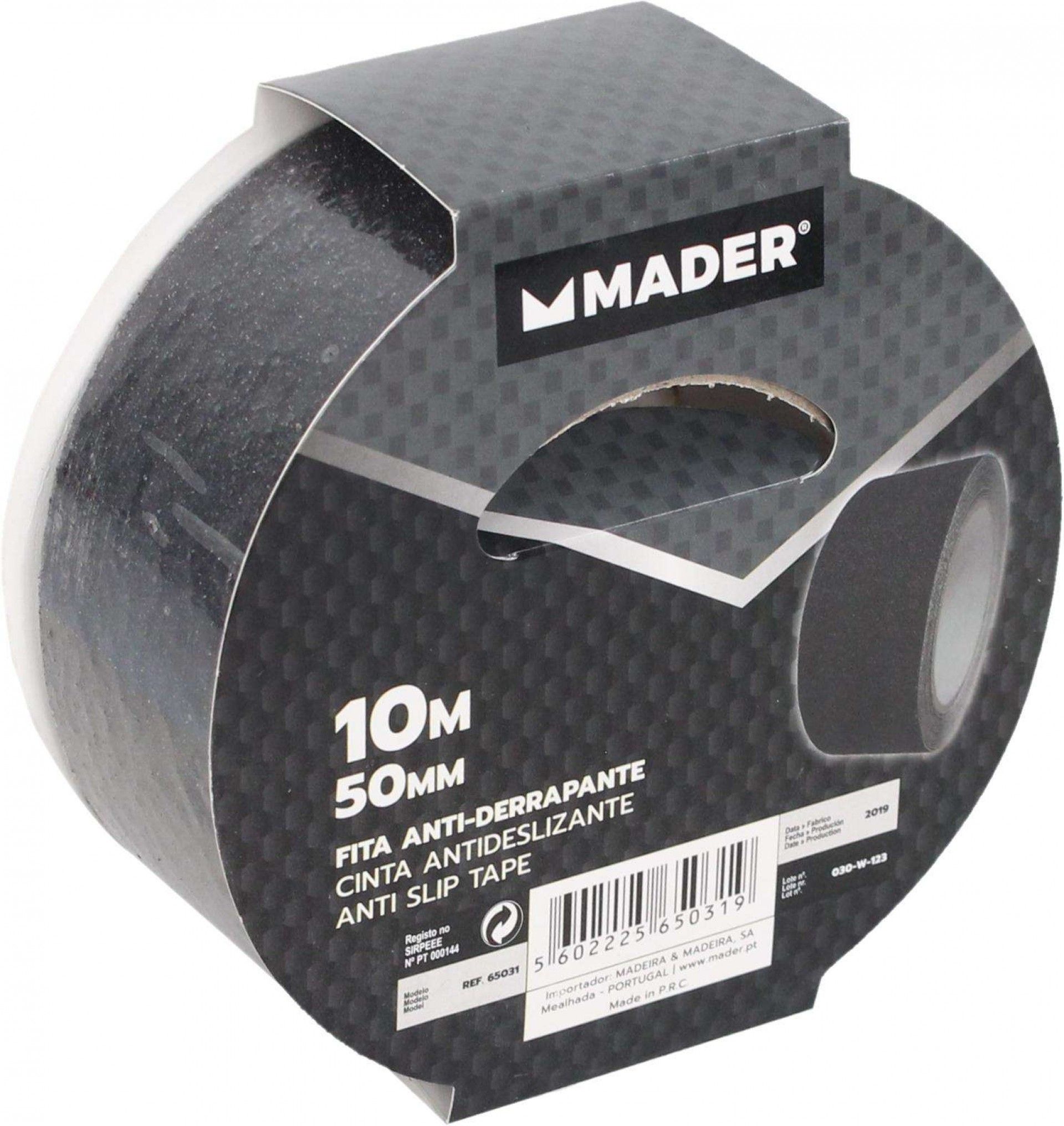 Fita Adesiva, Anti-Derrapante, 50mmx10m refª 65031 MADER