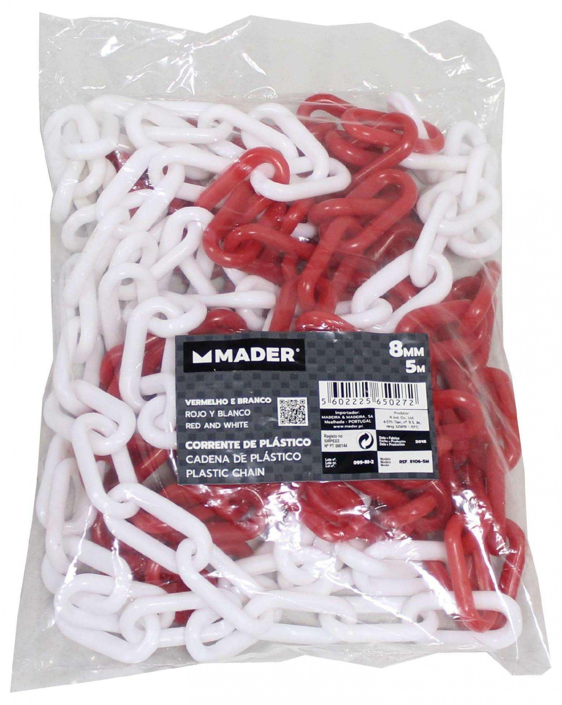 Corrente Plástica, 8mmx5m refª 65027 MADER