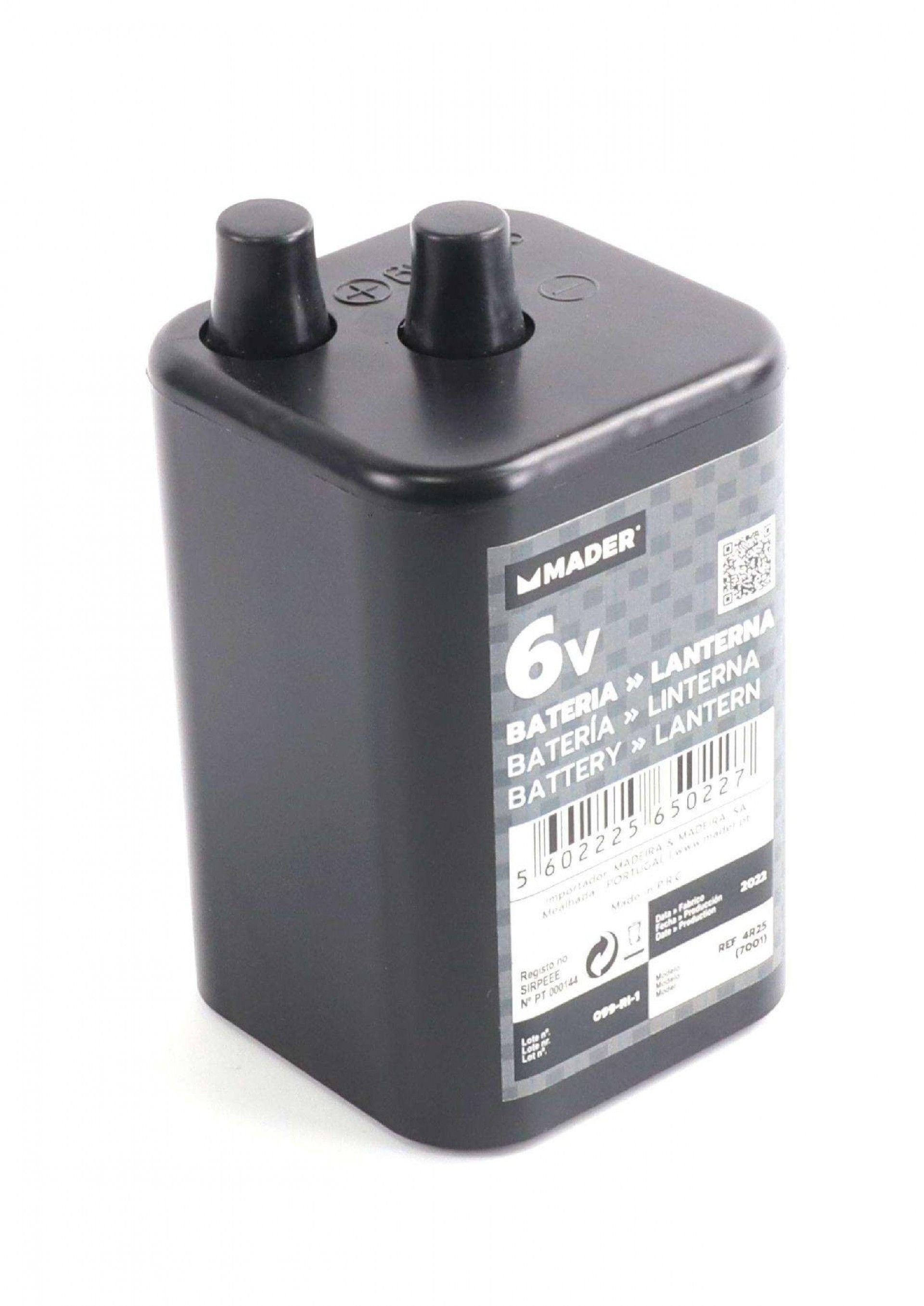Bateria para Lanterna, 6V refª 65022 MADER