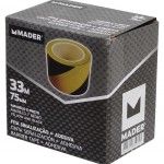Fita Sinalizadora, Adesiva, 33m x 7cm ref 65024 MADER