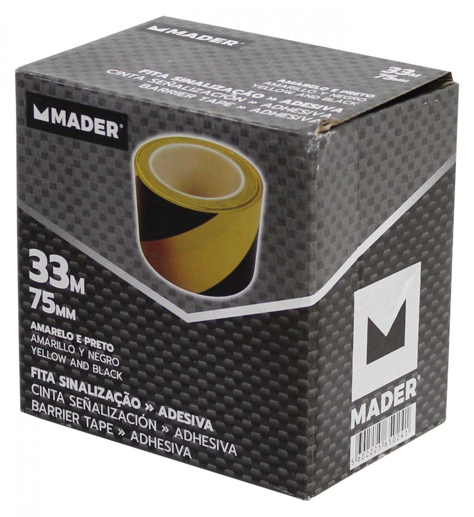 Fita Sinalizadora, Adesiva, 33m x 7cm refª 65024 MADER
