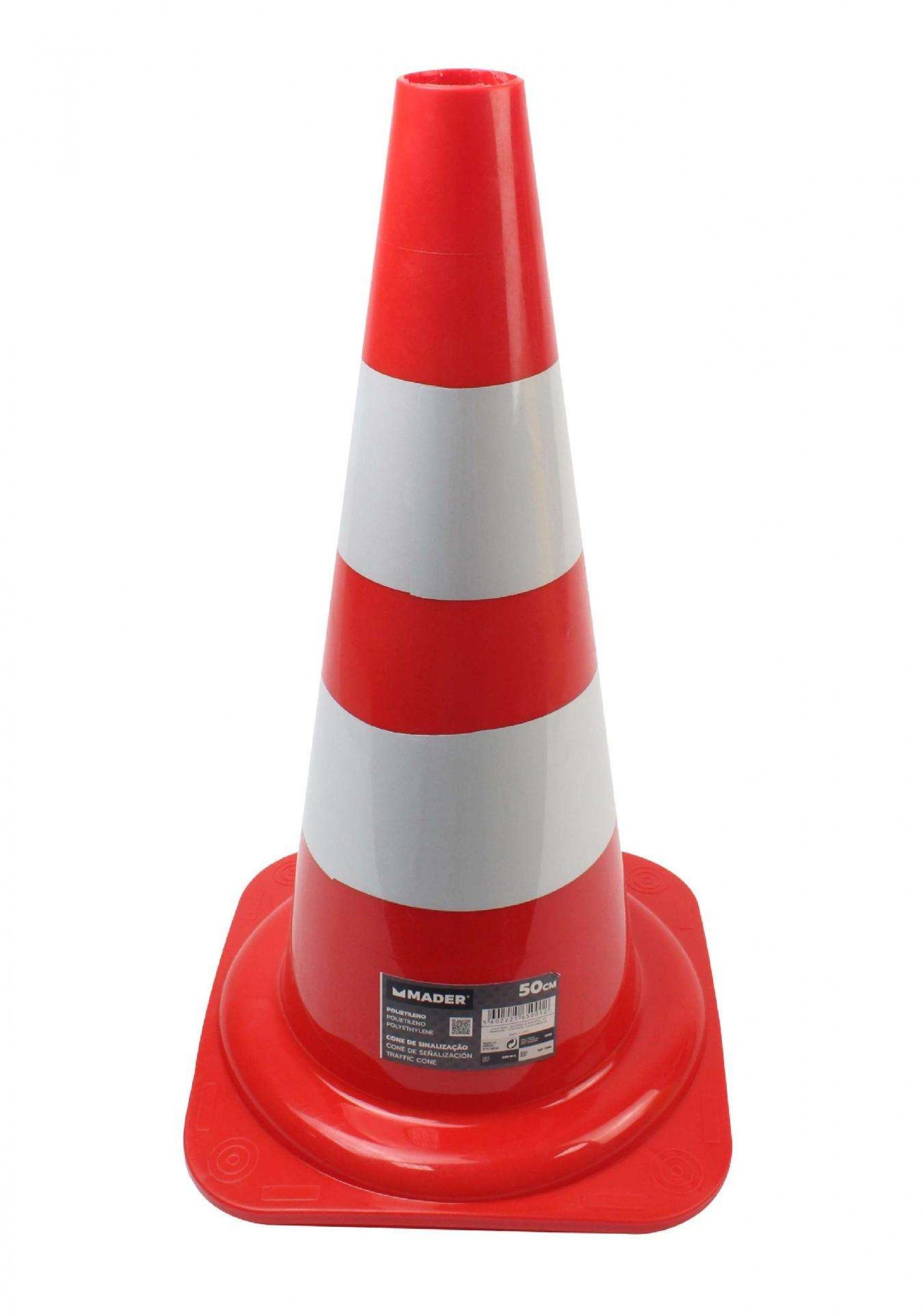 Cone de Sinalização, Poletileno, 50cm refª 65001 MADER