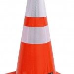Cone de Sinalizao Flexvel, Faixa Refletora, 70cm ref 65002 MADER