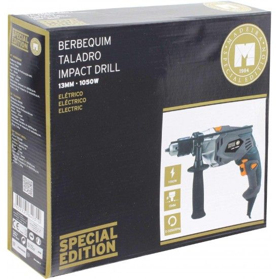 Berbequim Elctrico, 1050W, 13mm ref 64031 MADER