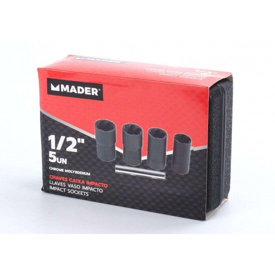 Chave de Caixa de Impacto, 1/2, 5Un refª 63910 MADER Chave de Caixa de Impacto, 1/2, 5Un refª 63910 MADER