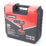 Berbequim a Bateria, 20V, 2 Baterias, Mala Transporte refª 63851 MADER Berbequim a Bateria, 20V, 2 Baterias, Mala Transporte refª 63851 MADER