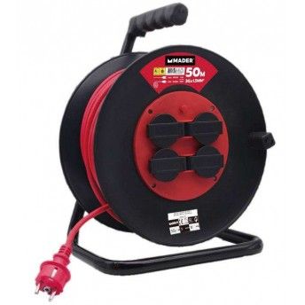 Extenso Eltrica, Enrolador Plstico, 50m, 3G x 1,5mm ref. 63883 MADER