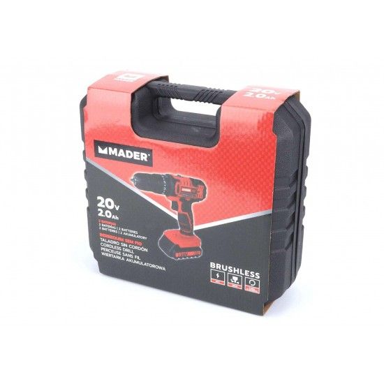 Berbequim a Bateria, 20V, 2 Baterias, Mala Transporte ref� 63851 MADER