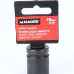 Chave de Caixa, 1/2, 19mm, Impacto refª 63901 MADER Chave de Caixa, 1/2, 19mm, Impacto refª 63901 MADER