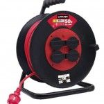 Extenso Eltrica, Enrolador Plstico, 50m, 3G x 1,5mm ref. 63883 MADER