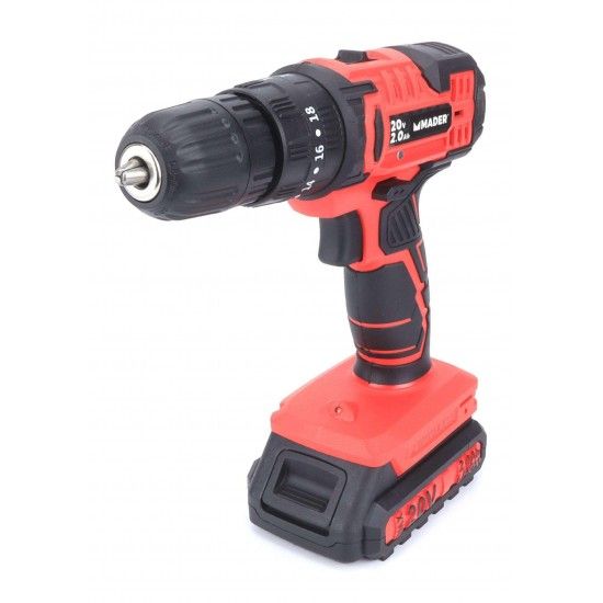 Berbequim a Bateria, 20V, 2 Baterias, Mala Transporte ref� 63851 MADER