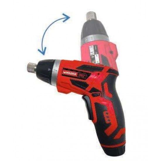 Aparafusadora sem Fio, 3.6V, 44Bits refª 63841 MADER Aparafusadora sem Fio, 3.6V, 44Bits refª 63841 MADER