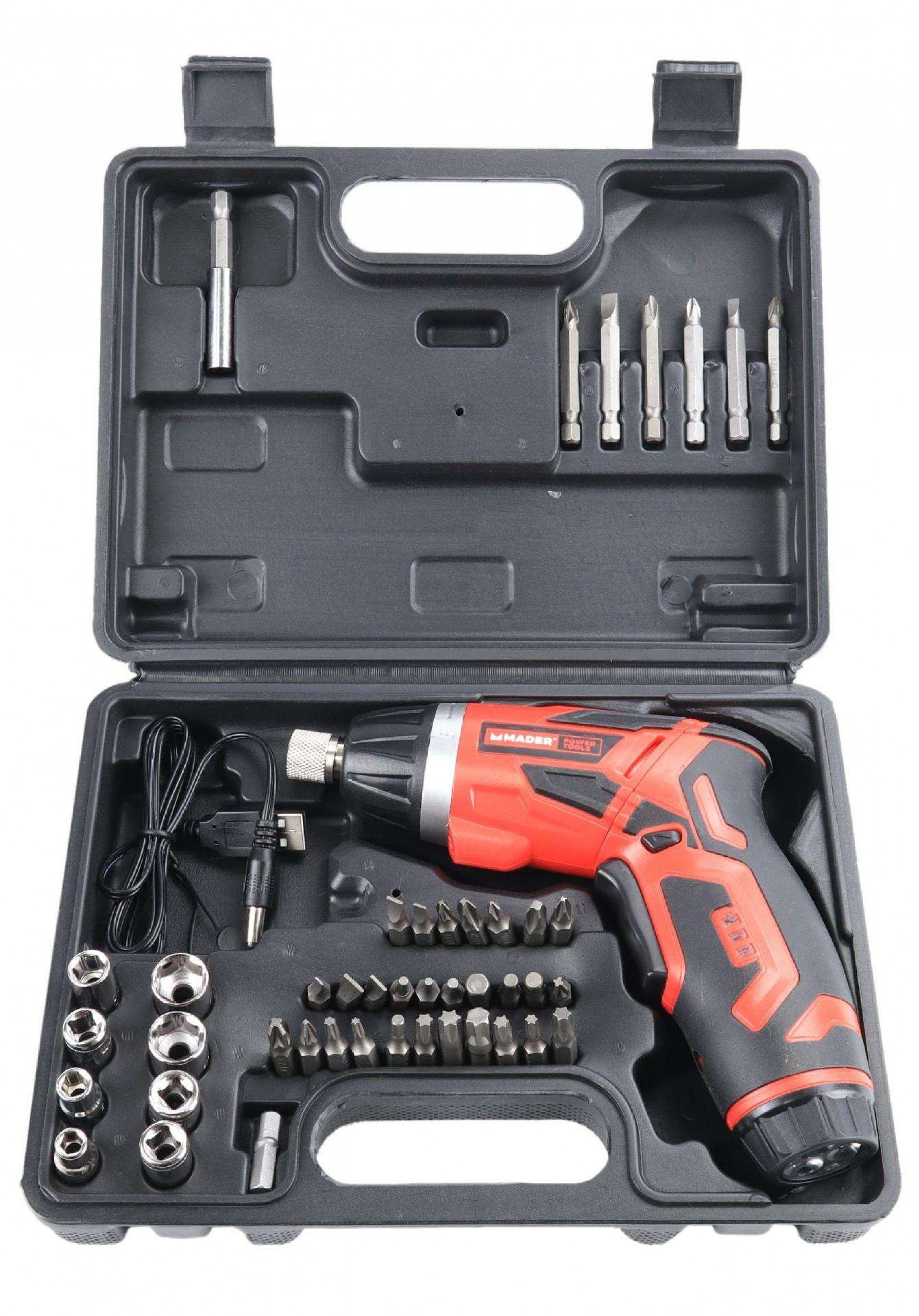 Aparafusadora sem Fio, 3.6V, 44Bits refª 63841 MADER