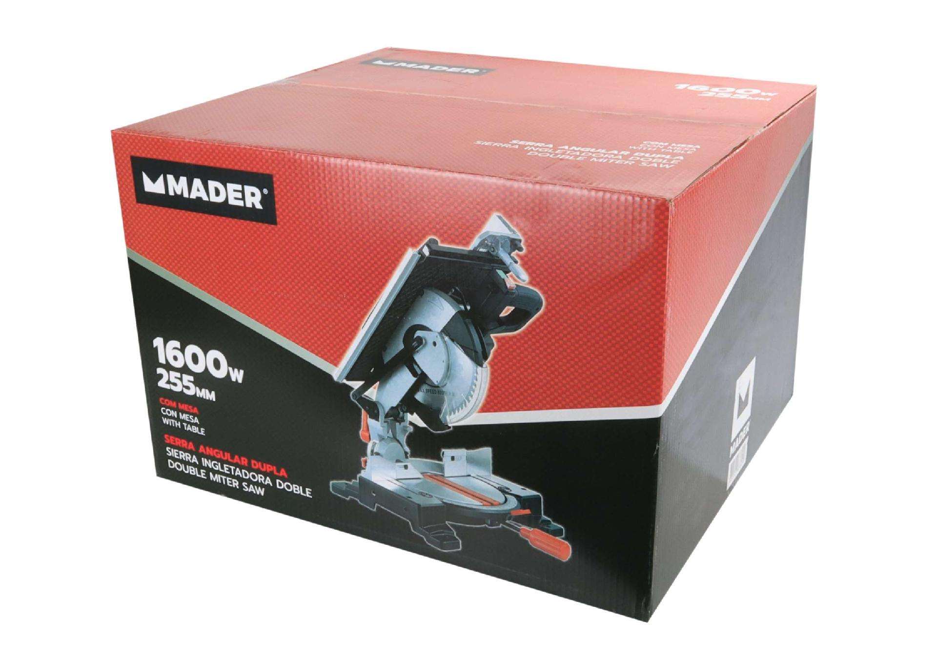 Serra Angular, Dupla, 255mm, 1600W refª 63825 MADER
