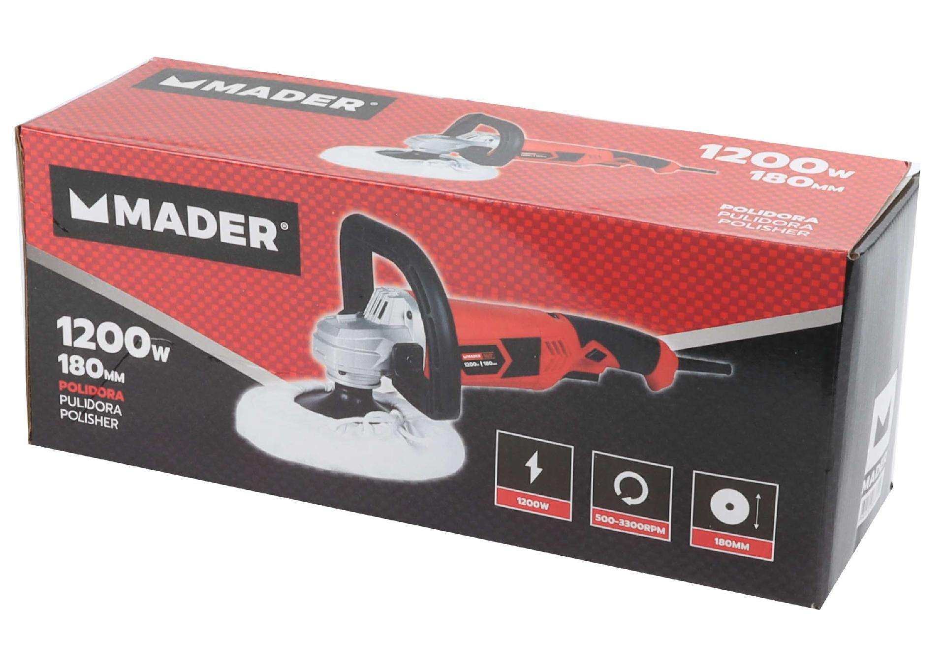 Polidora Elétrica, 180mm, 1200W refª 63814 MADER