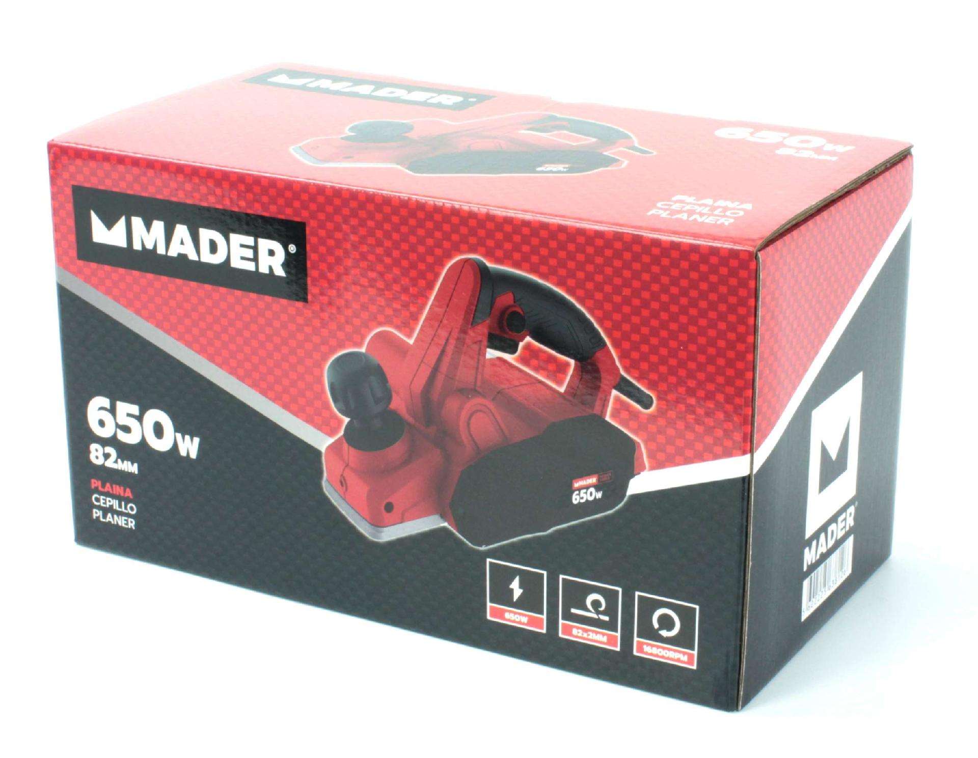 Plaina, 650W, 82mm refª 63812 MADER