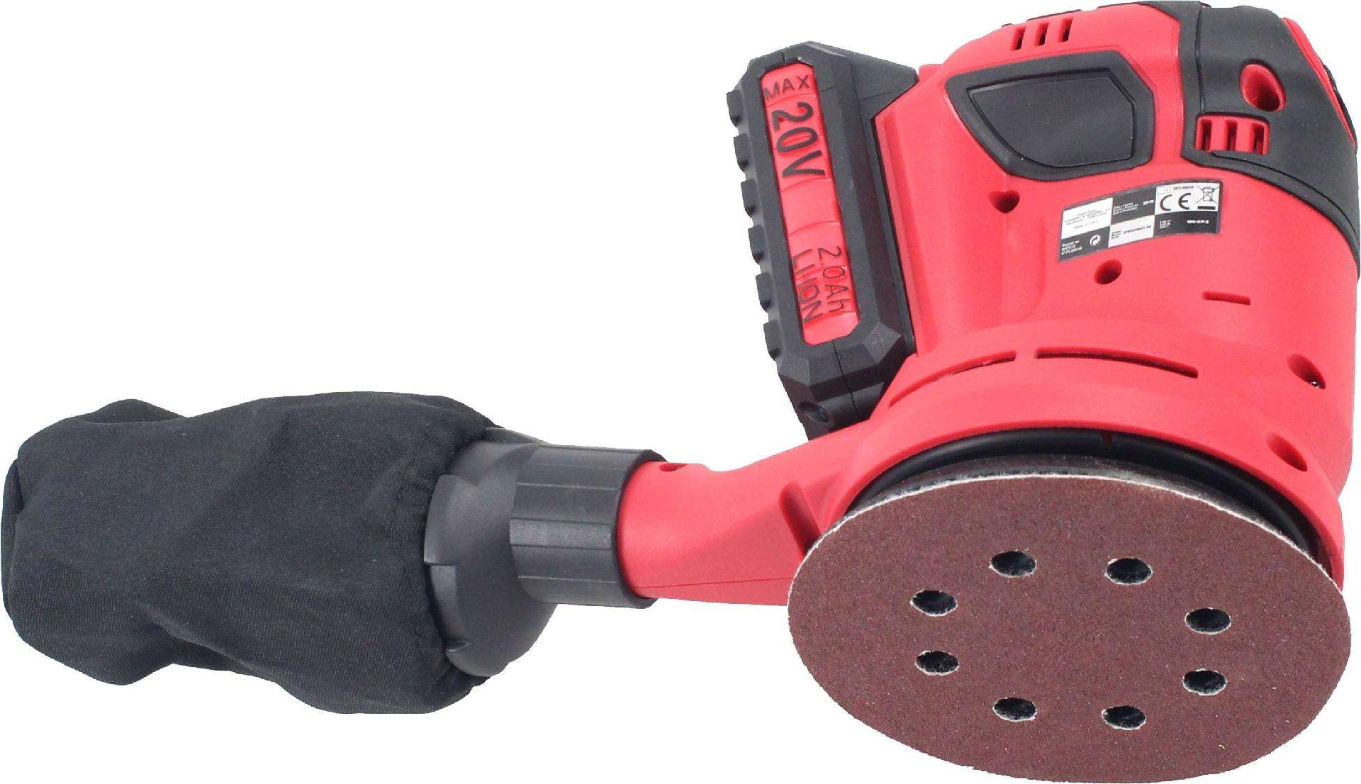 Lixadora Rotativa sem Fios, 20V, 2.0Ah refª 63811 MADER