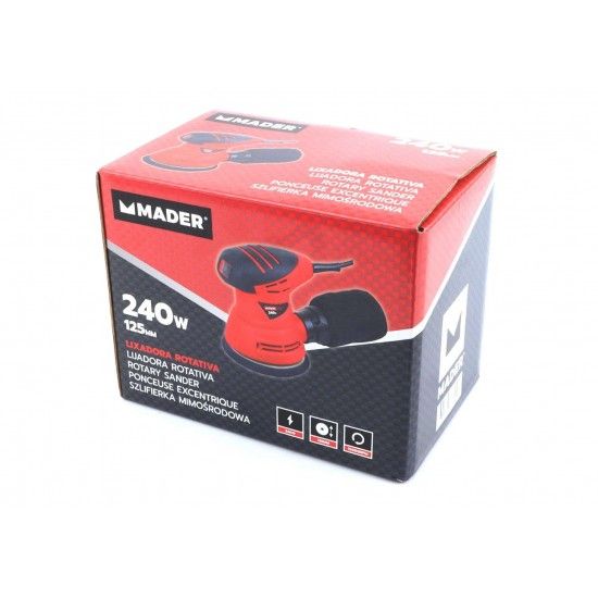 Lixadora Rotativa, 240W, 125mm ref 63809 MADER
