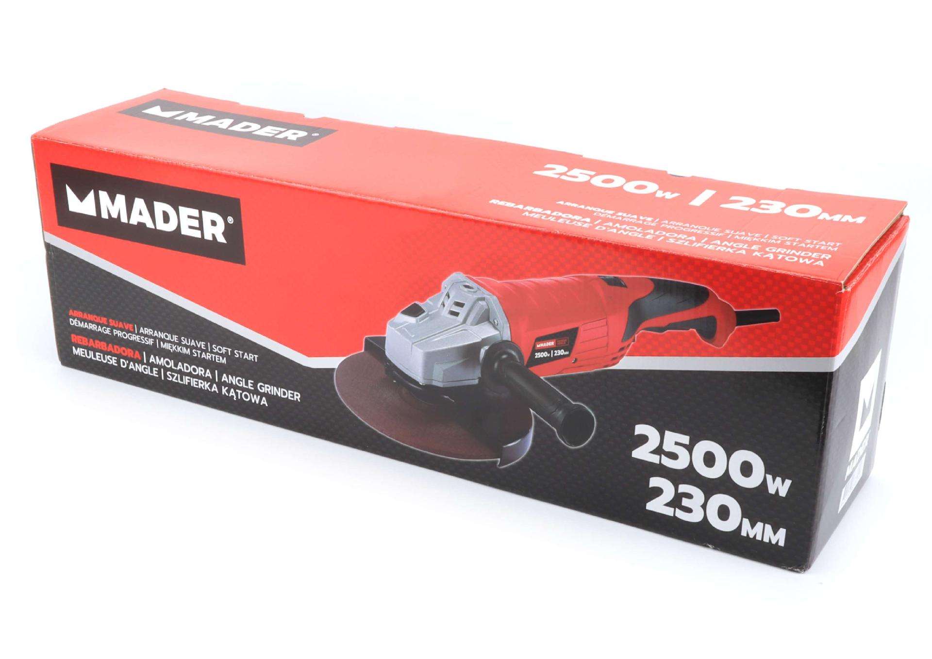 Rebarbadora, 230mm, 2500W, Arranque Suave refª 63805 MADER