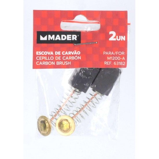 Escova Carvão, para Misturadora 63182 refª 63777 MADER Escova Carvão, para Misturadora 63182 refª 63777 MADER