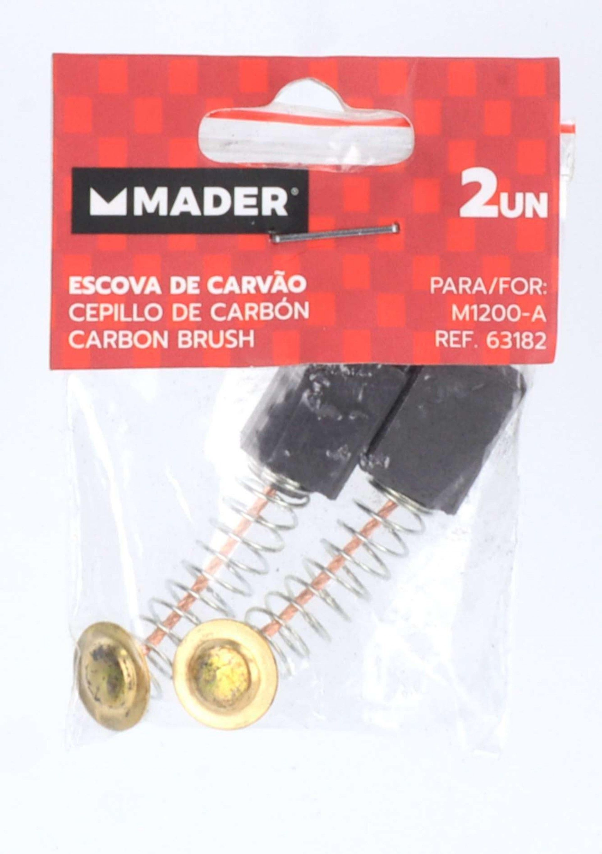 Escova Carvão, para Misturadora 63182 refª 63777 MADER