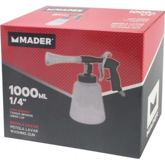 Pistola Lavar, 1/4", 1000ml ref 63742 MADER