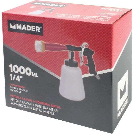 Pistola de Lavar com espalhador rotativo, 1/4", 1000 ML  refª 63743 MADER Pistola de Lavar com espalhador rotativo, 1/4", 1000 ML  refª 63743 MADER