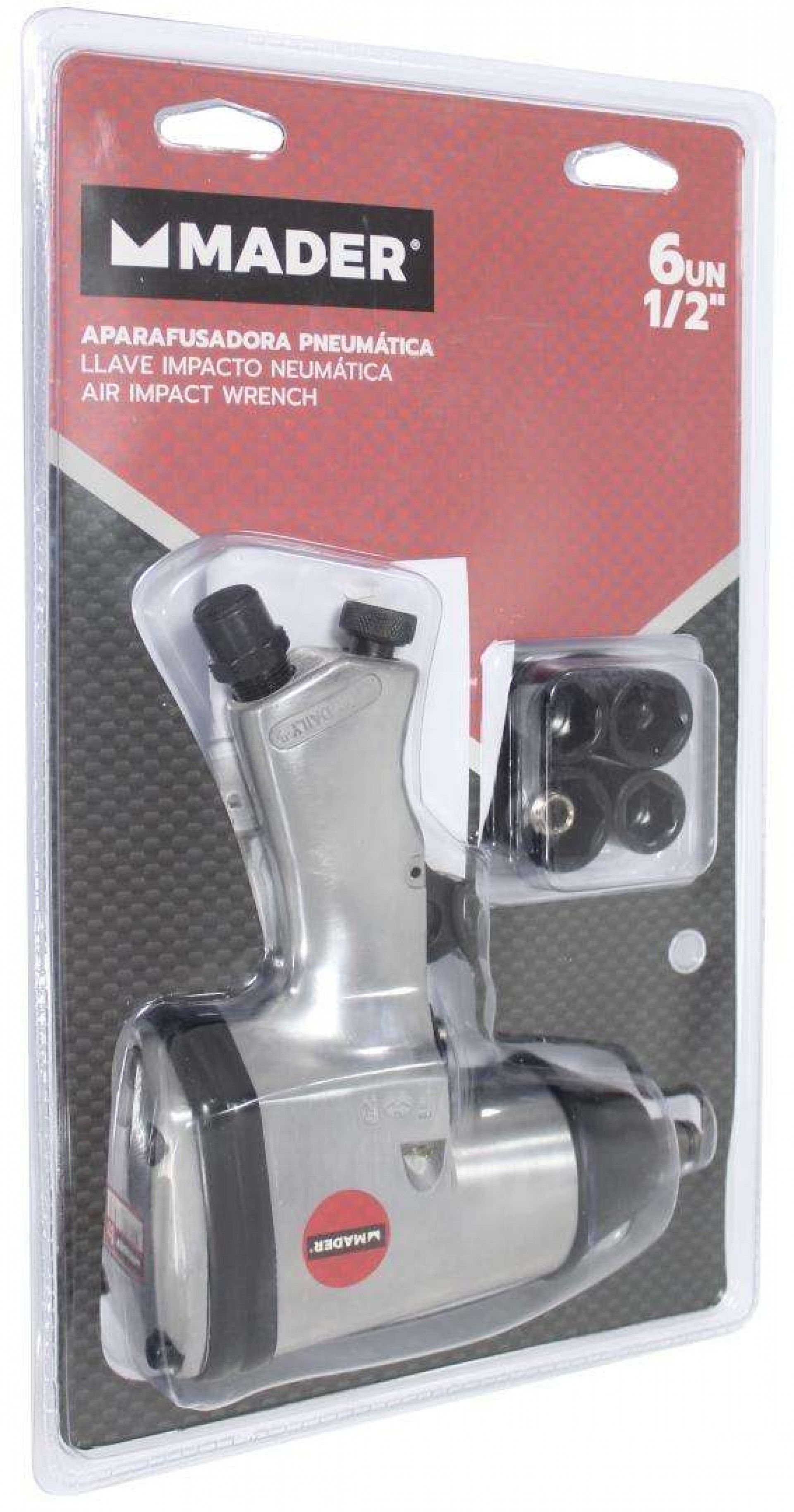 Aparafusadora Pneumática, 1/2", 6Un refª 63727 MADER