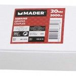 Agrafes, para Pneum�tica, 20mm, 2000Un ref� 63716 MADER