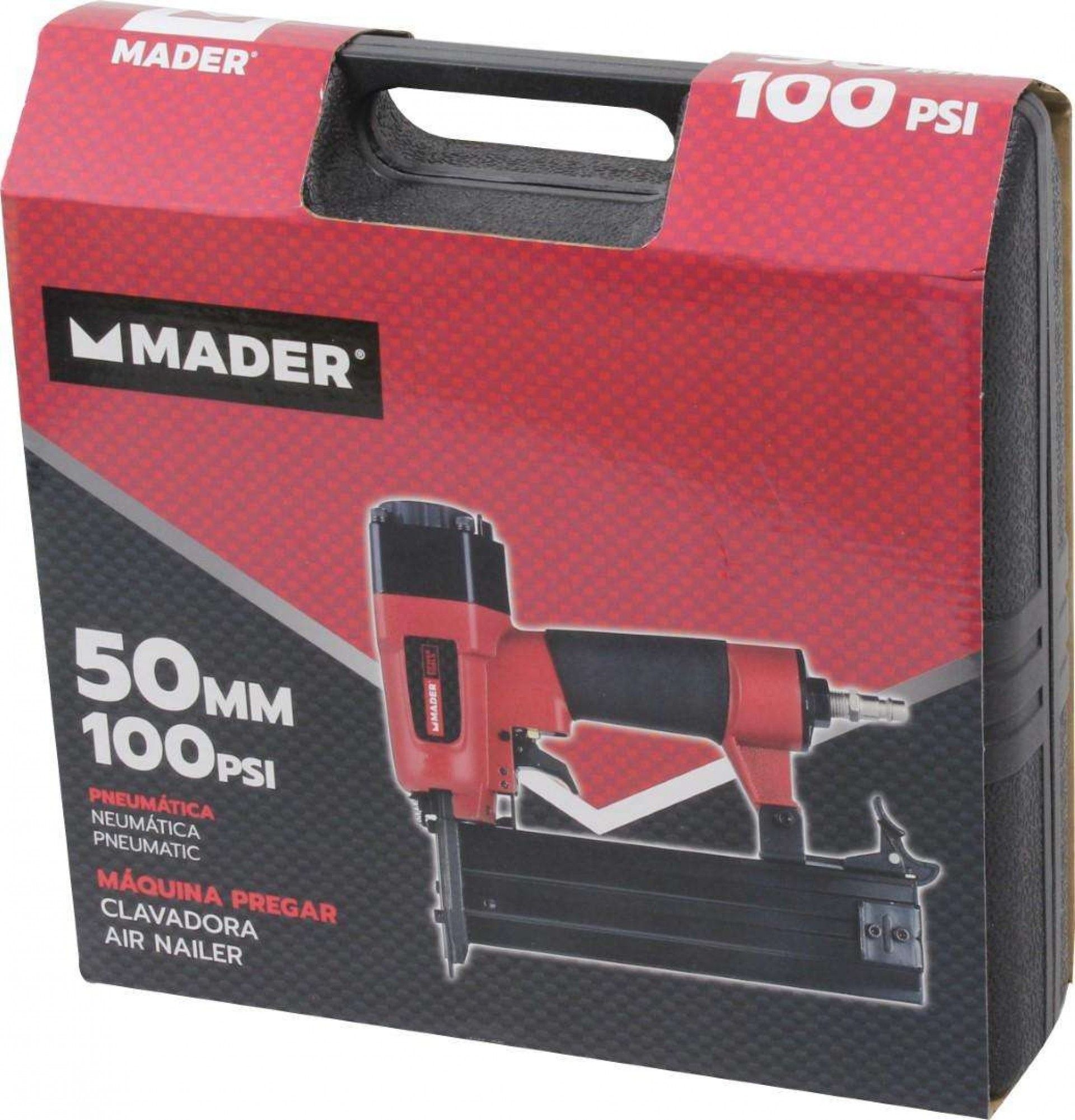 Máquina de Pregar Pneumática, 50mm, 100PSI refª 63711 MADER