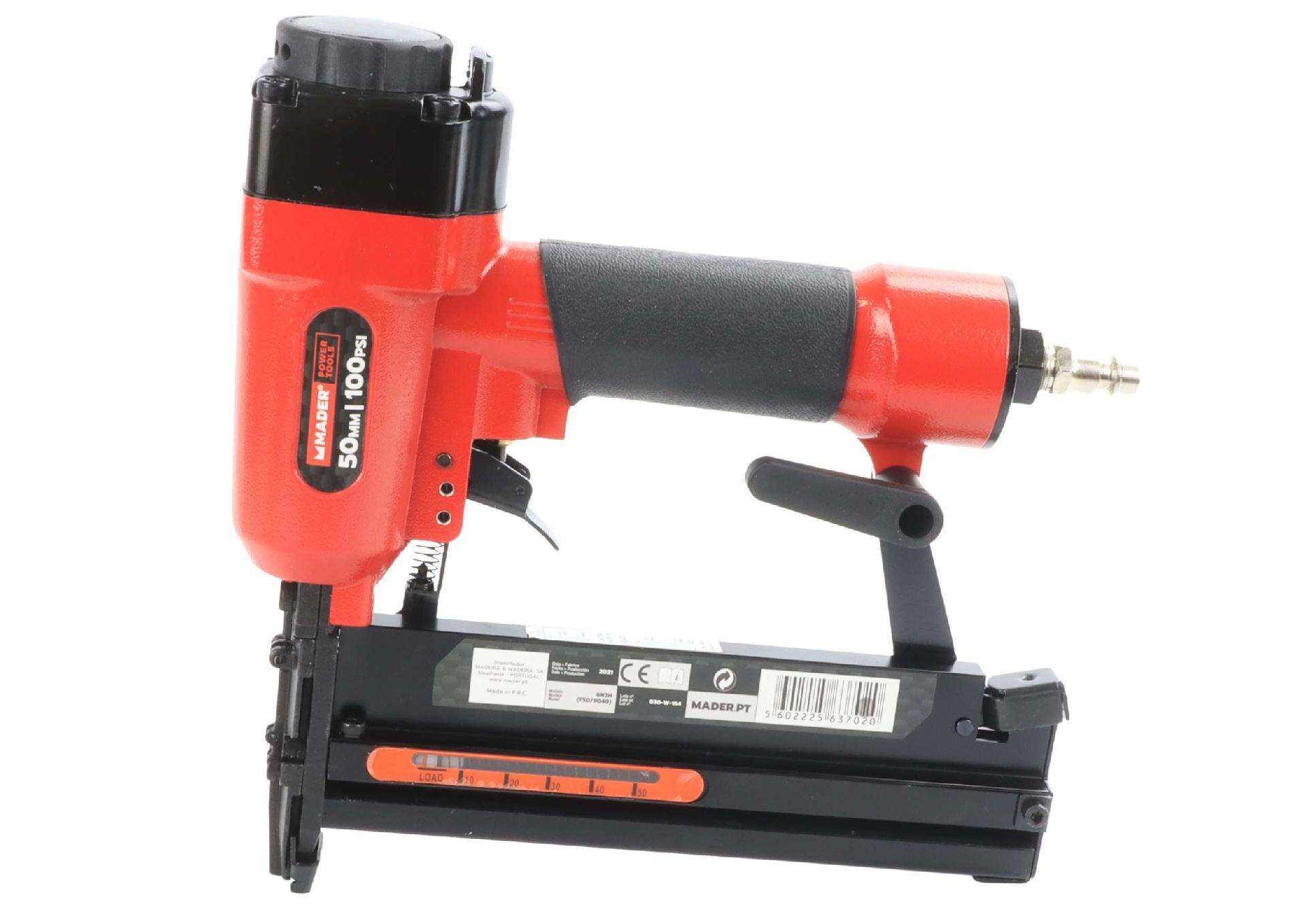 Máquina Pregar/Agrafar Pneumática, 50mm, 100PSI refª 63702 MADER