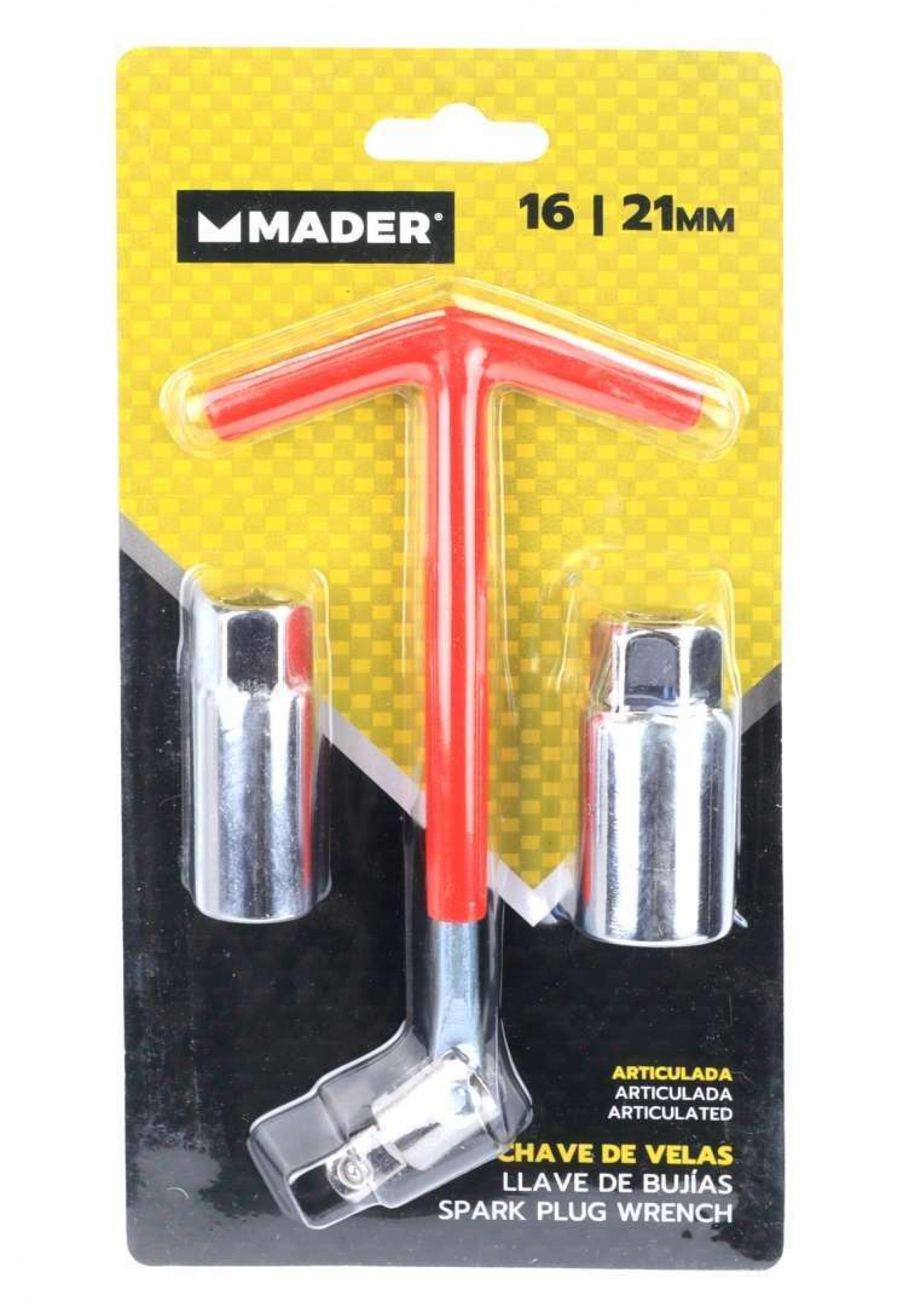 Chave de Velas, Articulada, 16 / 21mm refª 63675 MADER