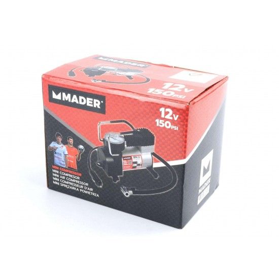 Mini Compressor de Ar, 150PSI, 12V ref 63660 MADER