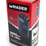 Mini Compressor, 7.4V, 150PSI, 2000mAh ref. 63662 MADER