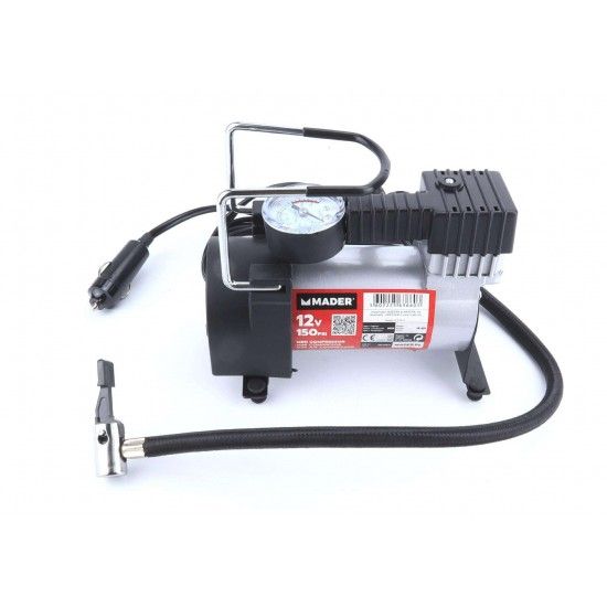 Mini Compressor de Ar, 150PSI, 12V ref 63660 MADER