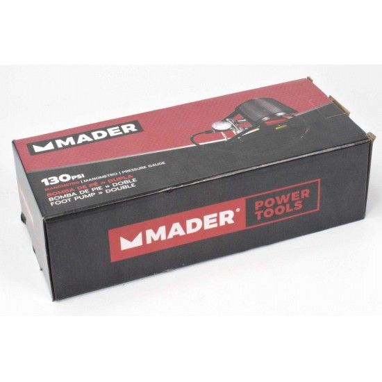 Bomba de P Dupla, com Manmetro, 130PSI ref 63641 MADER