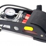 Bomba de Pé Dupla, com Manómetro, 130PSI refª 63641 MADER Bomba de Pé Dupla, com Manómetro, 130PSI refª 63641 MADER