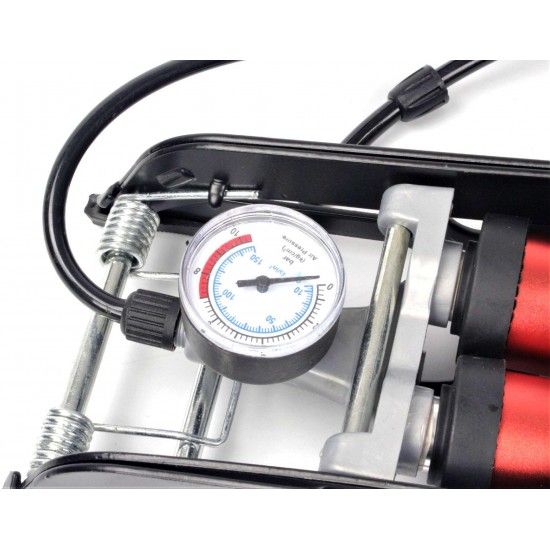 Bomba de P Dupla, com Manmetro, 130PSI ref 63641 MADER