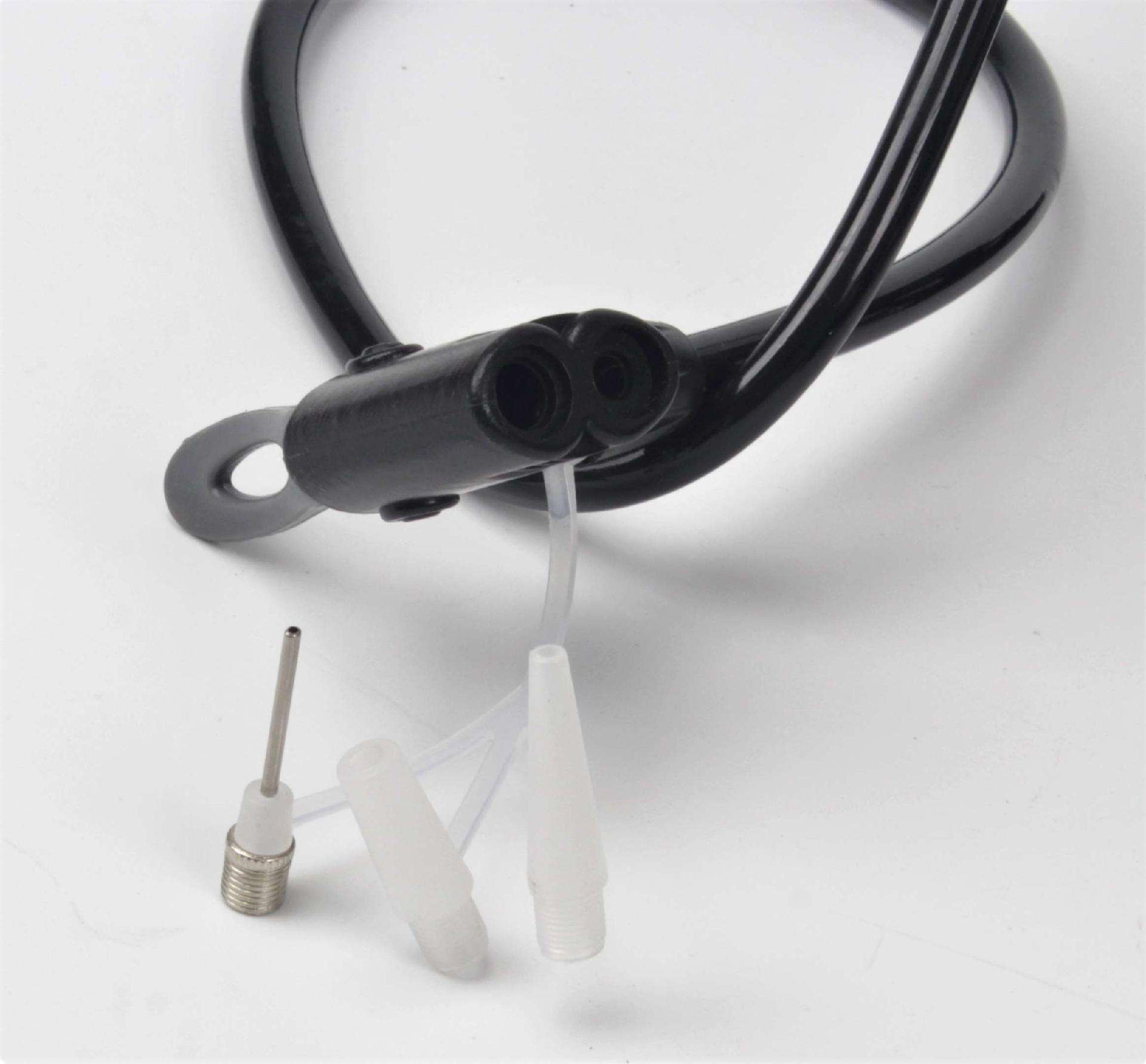 Bomba de Pé Dupla, com Manómetro, 130PSI refª 63641 MADER