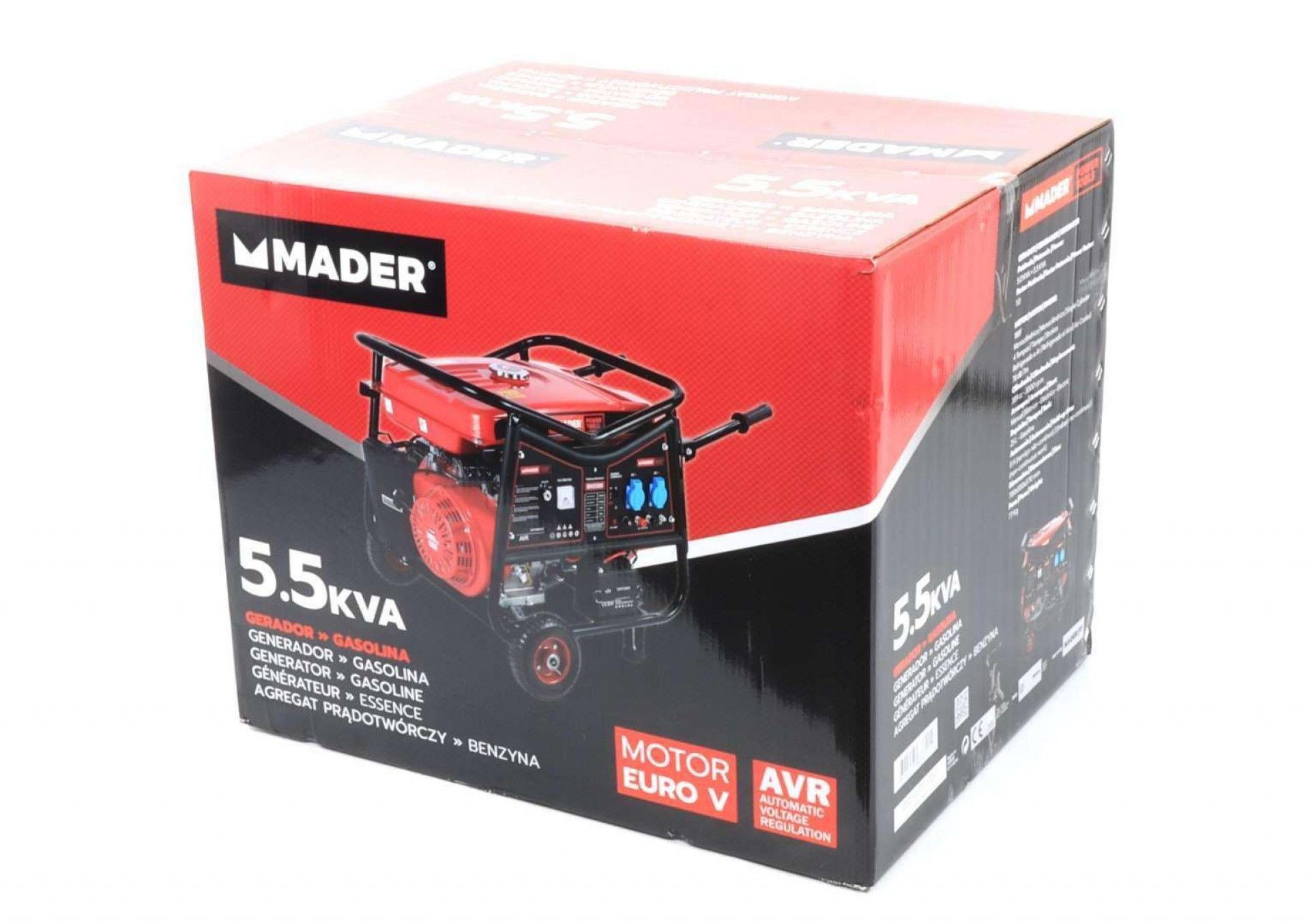 Gerador Monofásico, AVR, 5.5Kva refª 63611 MADER